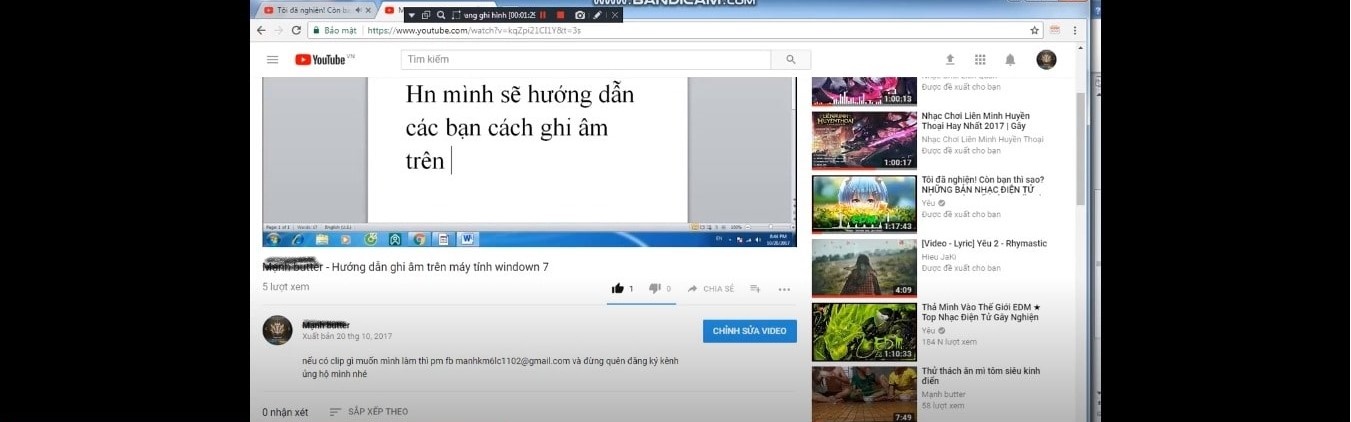 Cách xóa video đã tải lên youtube