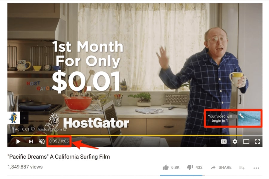 quảng cáo trên youtube bao nhiêu tiền 1 - trueview ads